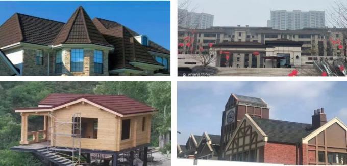Lembar atap baja insulasi panas Bond Panel atap logam berwarna 8