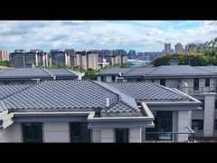 Fiberglass Asphalt Batu atap shingles dekoratif untuk komersial